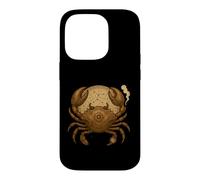 Cancer Steampunk Zodiac Crab Gear Case for iPhone 14 Pro