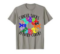 Cancer Sucks In Every Color Fighter | Fight The Cancer T-Shirt
