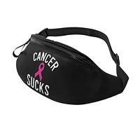 Cancer Sucks! Waist Bag Men's and Women's Adjustable Travel Chest Pack Outdoor Running Waist Bag