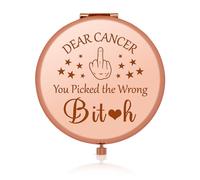Cancer Survivor Gift for Women Chemo Patients Compact Makeup Mirror for Cancer Survivor Gift for Cancer Fighter Chemotherapy Gift for Friends Cancer Patient Gifts for Woman Christmas Birthday Gifts