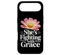 Cancer Survivor Woman Fighting with Grace Inspirational Gift Case for iPhone Air