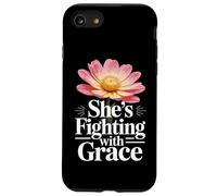 Cancer Survivor Woman Fighting with Grace Inspirational Gift Case for iPhone SE (2020) / 7/8