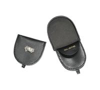 Cancer The Crab Black Leather Coin Purse - Compact Wallet with 2 Compartments 59