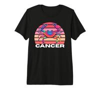 Cancer The Crab Multicolor Horoscope Cancer, Multicolor Crab Premium T-Shirt