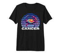 Cancer The Crab Multicolor Tie Dye Cancer, Multicolor Crab Premium T-Shirt