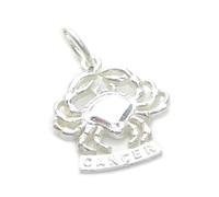 Cancer the Crab sterling silver Zodiac charm .925 x 1 Zodiacs Charms