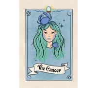 Cancer - The Moon Keeper: A Zodiac Tarot-Inspired Lined Notebook | Astrology Aesthetic Journal | 200 Pages | 6x9 Size