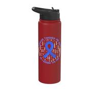 Cancer Touched My Butt So I Kicked It's Ass Stainless Steel Insulated Water Bottle