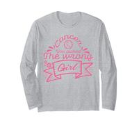Cancer You Picked The Wrong Girl | Breast Cancer Long Sleeve T-Shirt