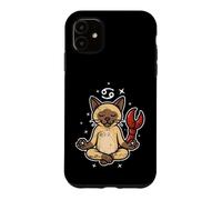 Cancer Zen Cat Astrology Case for iPhone 11