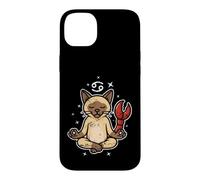 Cancer Zen Cat Astrology Case for iPhone 14 Plus