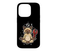 Cancer Zen Cat Astrology Case for iPhone 14 Pro