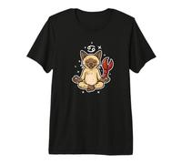 Cancer Zen Cat Astrology Premium T-Shirt