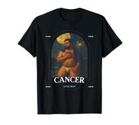 Cancer Zodiac Bear Moon Astrology Queer Celestial Pride Art T-Shirt