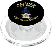 Cancer Zodiac Gnome Astrology Loyal Passionate Loving PopSockets PopGrip for MagSafe