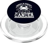 Cancer Zodiac Nobody Is Perfect Horoscope Crab PopSockets PopGrip for MagSafe