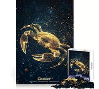 Cancer Zodiac Sign 1000 Piece Jigsaw Puzzle for Adults Sharp Recall Mind Calming Fun Uniform Cut Xmas Gift (38x52cm)