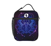 Cancer Zodiac Sign Lunch Box - Insulated Lunch Bags for Women/Men/Girls/Boys Detachable Handle Lunchbox Meal Tote Bag
