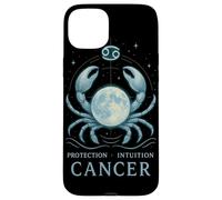 Cancer Zodiac Sign Moon and Crab Astrology Gift Case for iPhone 15 Plus