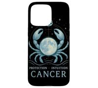 Cancer Zodiac Sign Moon and Crab Astrology Gift Case for iPhone 15 Pro Max
