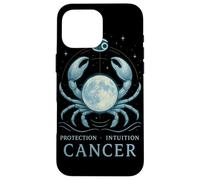 Cancer Zodiac Sign Moon and Crab Astrology Gift Case for iPhone 16 Pro Max