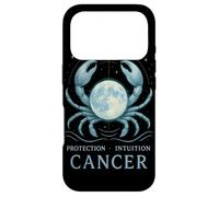 Cancer Zodiac Sign Moon and Crab Astrology Gift Case for iPhone 17 Pro
