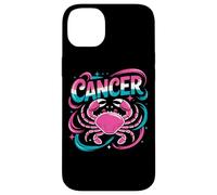 Cancer Zodiac Sign Pink Crab Astrology Vibes Case for iPhone 14 Plus