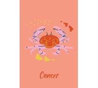 Cancer Zodiac Star Sign Notepad Writing Lined Book 6 x 9" 120 lined pages: Fun gift for the Cancer signs friends in your life!