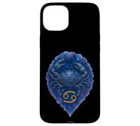 Cancer Zodiac Watercolor Crab Artwork Case for iPhone 15 Plus