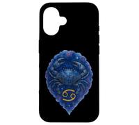 Cancer Zodiac Watercolor Crab Artwork Case for iPhone 16