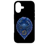 Cancer Zodiac Watercolor Crab Artwork Case for iPhone 17