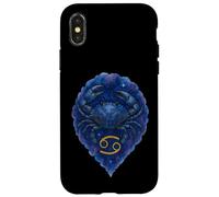 Cancer Zodiac Watercolor Crab Artwork Case for iPhone X/XS