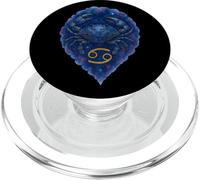 Cancer Zodiac Watercolor Crab Artwork PopSockets PopGrip for MagSafe