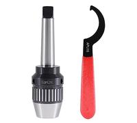 CanCNC Tooling Solutions 1/8-5/8" MT3 Precision Keyless Drill Chuck, Heavy-Duty with Integrated Shank, Titanium Jaws, 0537-5803