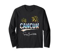 Cancun Beach Mexico Cancun Spring Break 2026 Vacation Travel Long Sleeve T-Shirt