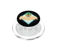 Cancun Mexico Dancing Cactus Vintage Tequila Souvenir PopSockets PopGrip for MagSafe
