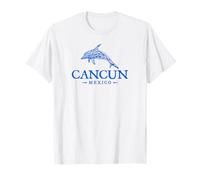 Cancun Mexico Dolphin Boys Girls Vacation Souvenir T-Shirt