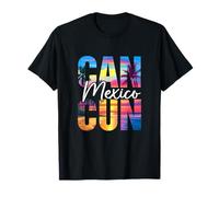 Cancun Mexico Palm Tree Sunset Beach Summer Vacation Trip T-Shirt