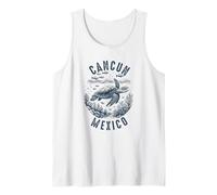 Cancun Mexico Souvenir Family Matching Vacation Sea Turtle Tank Top