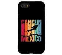 Cancun Mexico Travel Scuba Diving Vacation Vintage Retro Case for iPhone SE (2020) / 7/8