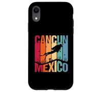 Cancun Mexico Travel Scuba Diving Vacation Vintage Retro Case for iPhone XR