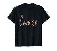 Cancún Mexico Vintage Elegant Design T-Shirt
