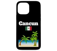 Cancun souvenir tropical beach palm tree Mexico flag Case for iPhone 13 Pro Max