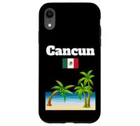 Cancun souvenir tropical beach palm tree Mexico flag Case for iPhone XR