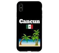 Cancun souvenir tropical beach palm tree Mexico flag Case for iPhone XS Max