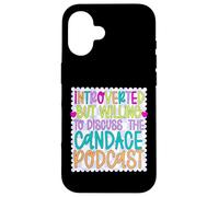 Candace Shabbat shalom funny podcast quote viral humor fan Case for iPhone 16