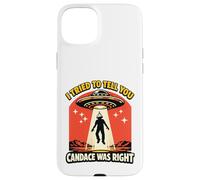 Candace Was Right Tinfoil Crown Funny Conspiracy Theory UFO Case for iPhone 15 Plus