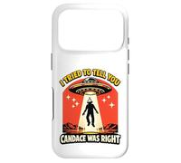 Candace Was Right Tinfoil Crown Funny Conspiracy Theory UFO Case for iPhone 17 Pro