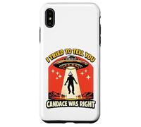 Candace Was Right Tinfoil Crown Funny Conspiracy Theory UFO Case for iPhone XS Max