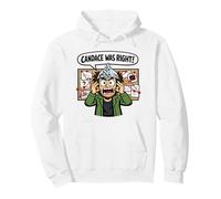 Candace Was Right Tinfoil Hat Red Yarn Fun Conspiracy Theory Pullover Hoodie
